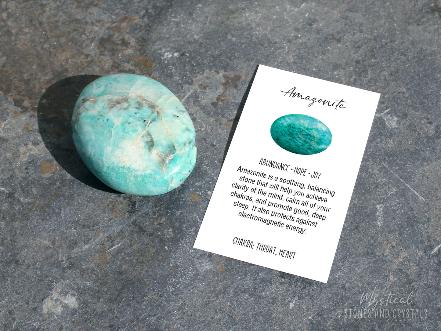 Amazonite Palm Stones